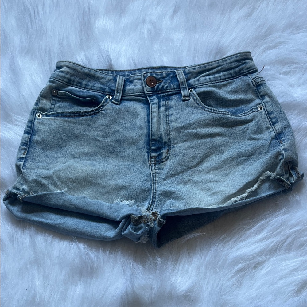 No Boundaries Light Blue Jean Shorts